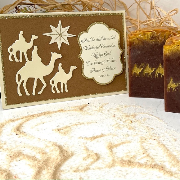 Three Wise Men soaps with cards - NEW ITEM ( 2 soaps ) - Picture 3 of 6